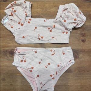 Quincy Mae Cherry Print Bikini Set